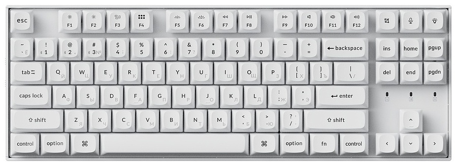 Keychron K8 Pro Red Switch K8P-P1 белый