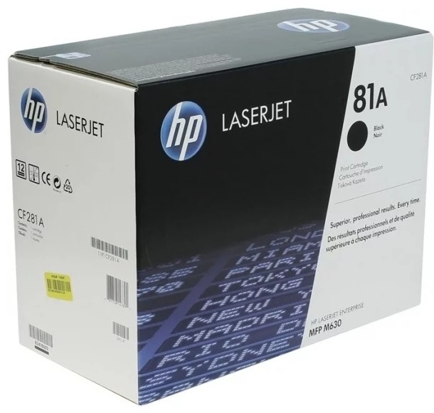 HP CF281A черный