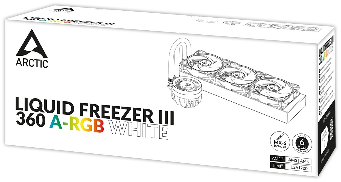 Arctic Liquid Freezer III - 360 A-RGB(White)