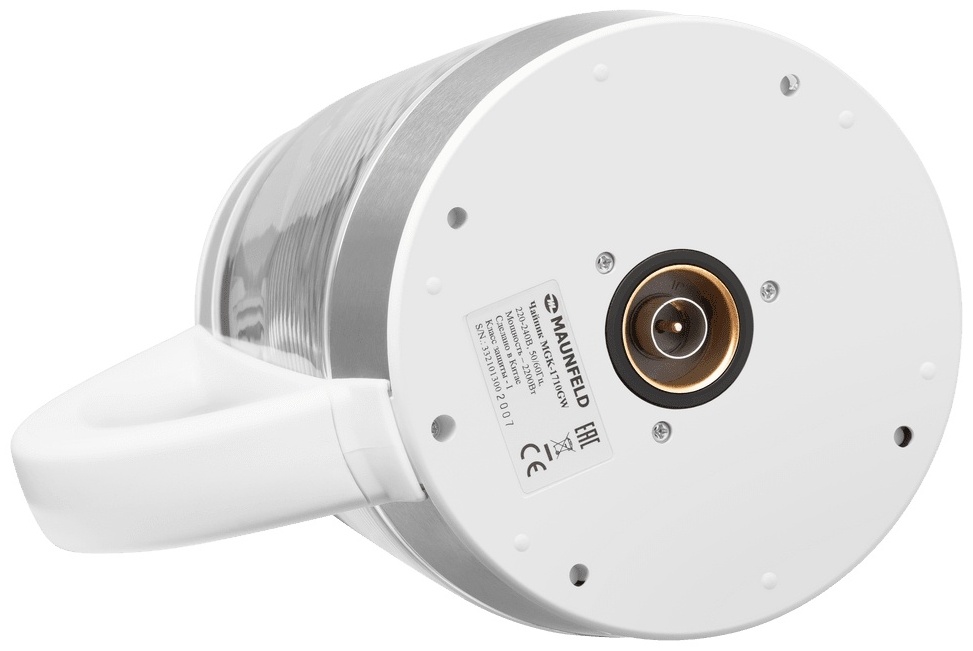 Электрочайник MAUNFELD MGK1710GW белый