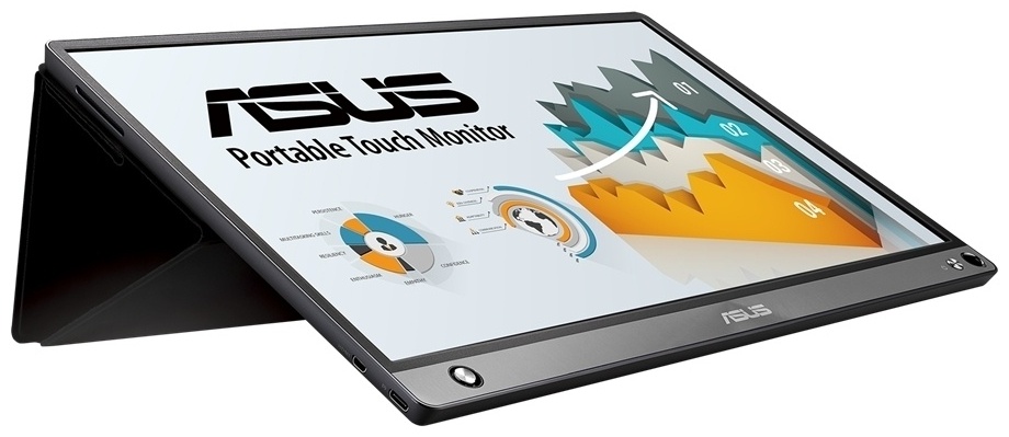 ASUS ZenScreen Touch MB16AMT серебристый