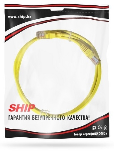 Патч корд SHIP RJ-45 - RJ-45 0.5 м S3025YL0050-P