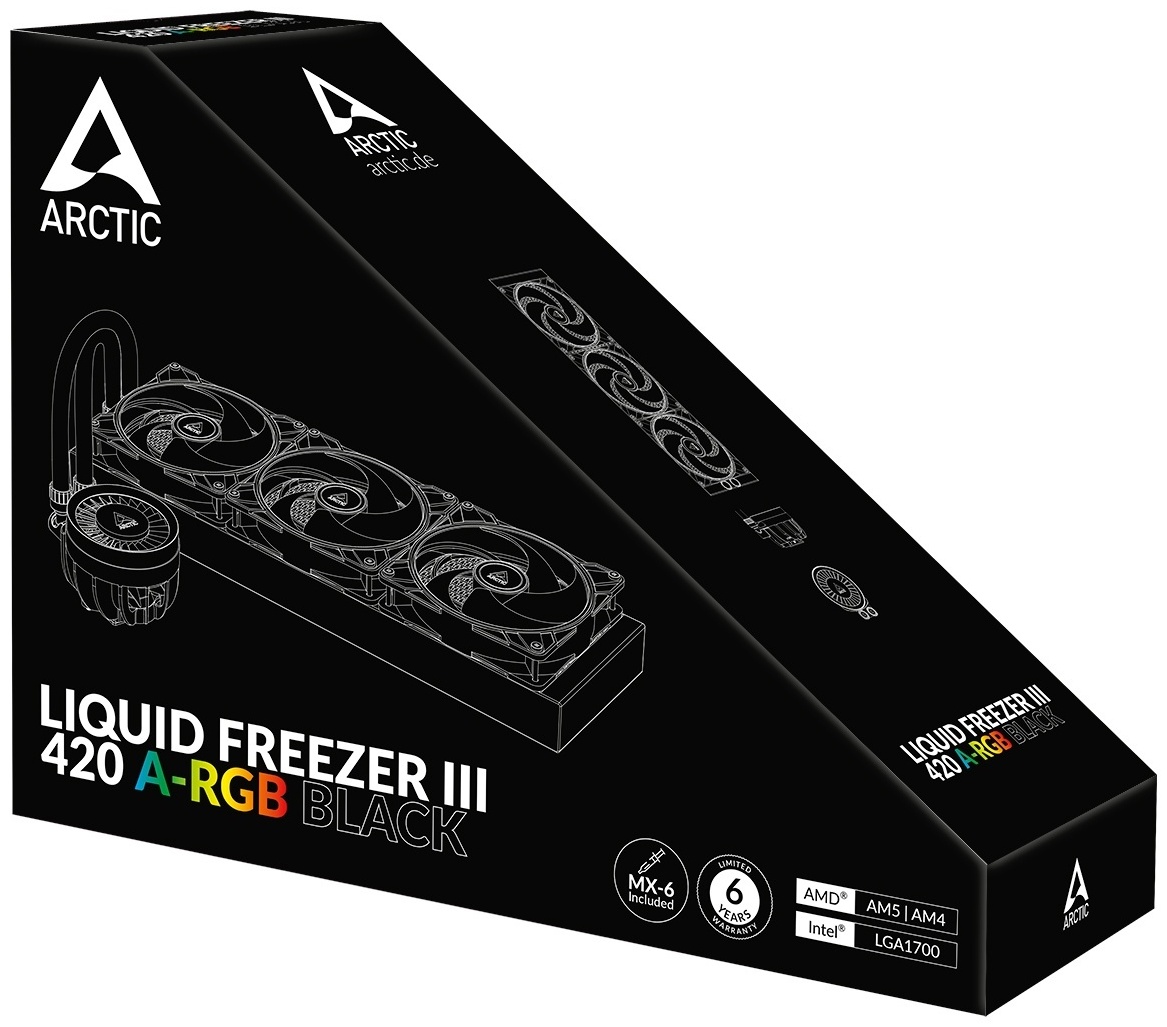 Arctic Liquid Freezer III - 420 A-RGB(Black)