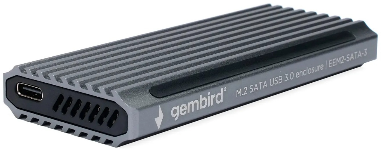 Внешний бокс для накопителей Gembird EEM2-SATA-3 Silver