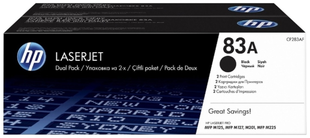 HP CF283AF черный