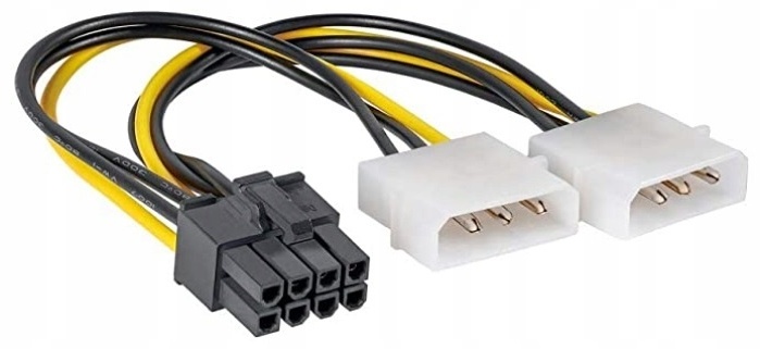 Кабель Cablexpert Molex - 8 pin 0.11 м CC-PSU-81