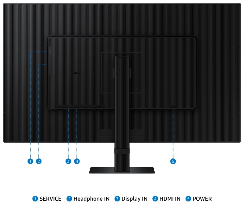 Samsung ViewFinity LS32D700EAIXCI черный