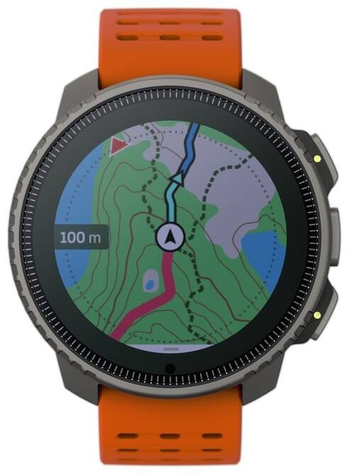 Suunto VERTICAL Titanium Solar графитовый-оранжевый