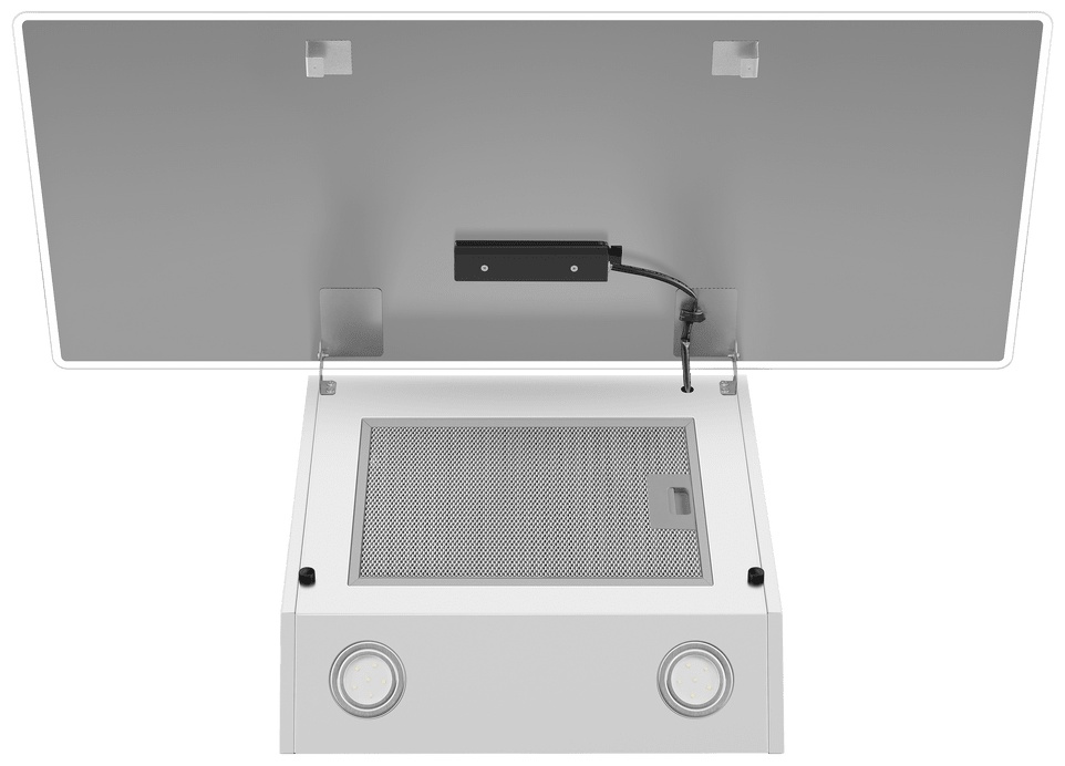 MAUNFELD MAUNFELD EAGLE 850 90 Glass White белый