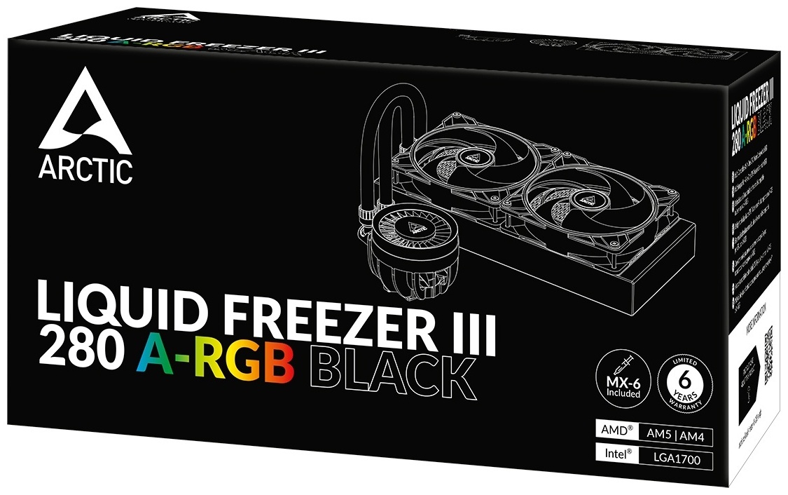 Arctic Liquid Freezer III - 280 A-RGB(Black)