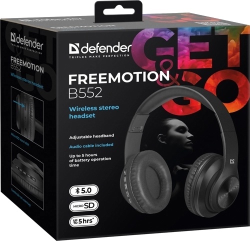 Defender FreeMotion B552 черный