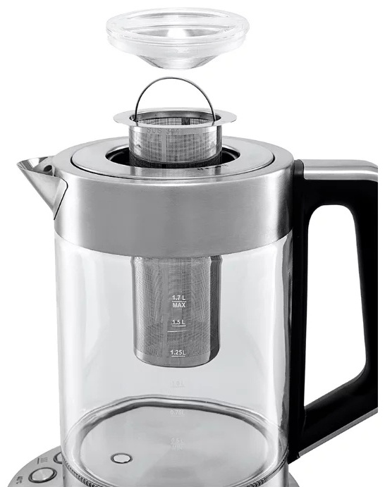 Электрочайник Kitfort КТ-622 серебристый