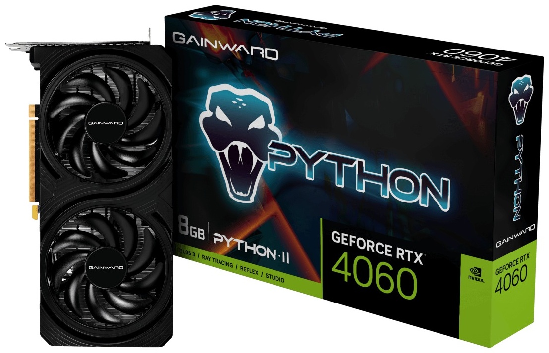 Gainward RTX 4060 Python II 8 Гб