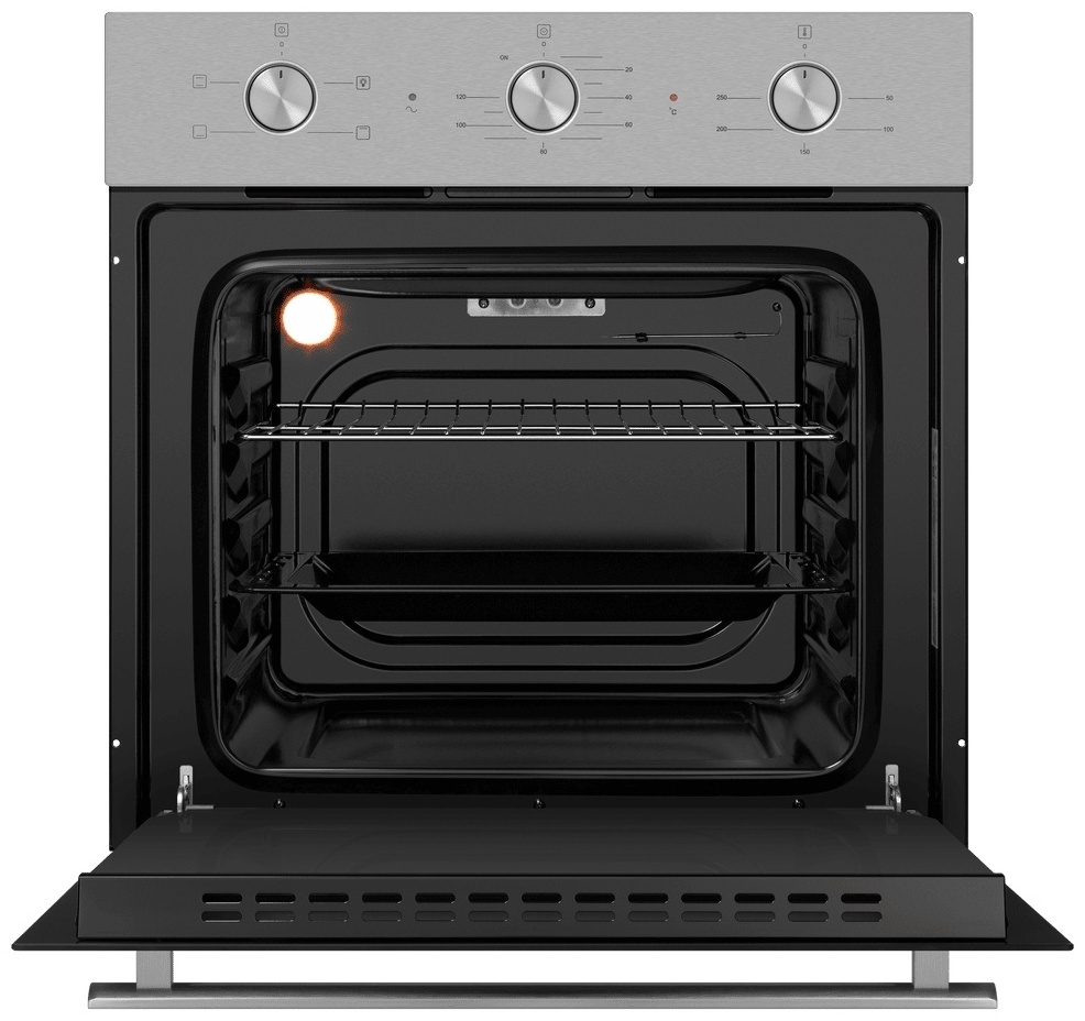 Духовой шкаф MAUNFELD AEOC6040S черно-серебристый