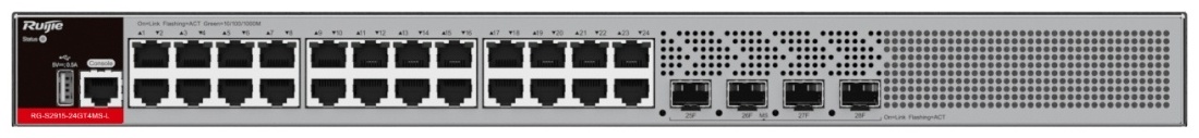 Коммутатор Ruijie RG-S2915-24GT4MS-L