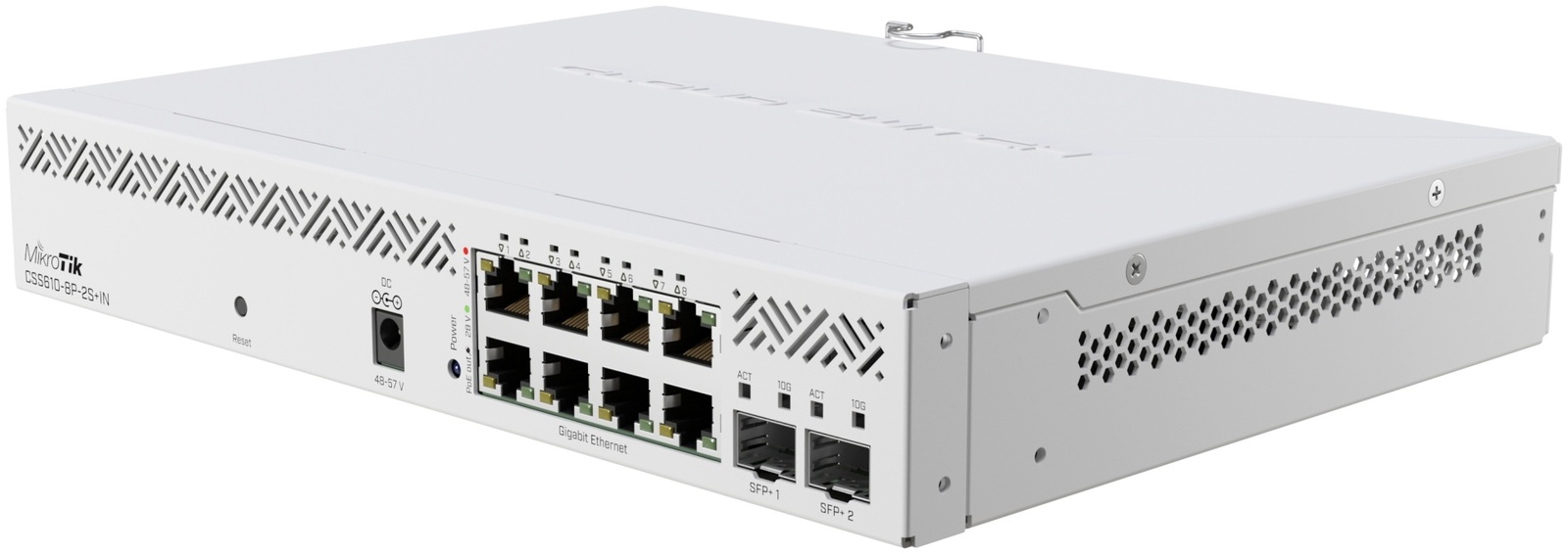 Коммутатор MikroTik CSS610-8P-2S+IN