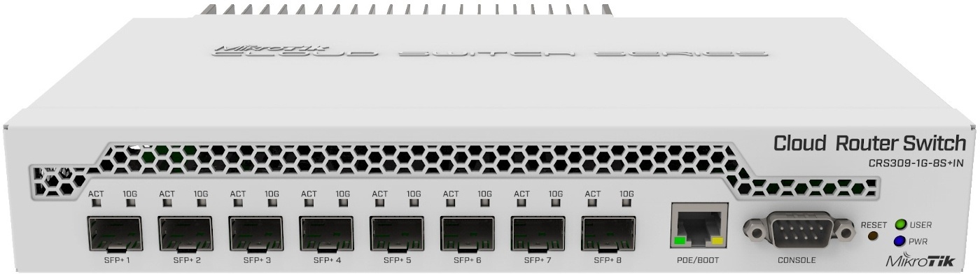 Коммутатор MikroTik CRS309-1G-8S+IN