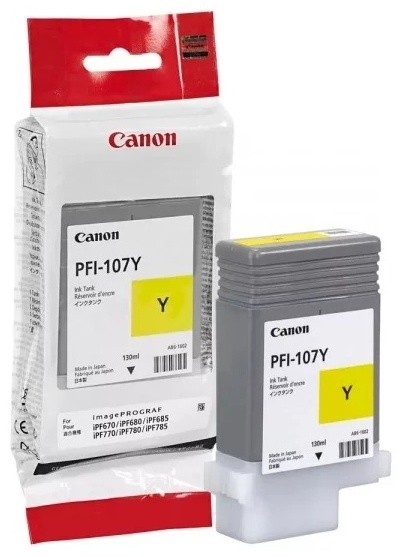 Canon PFI-107Y желтый