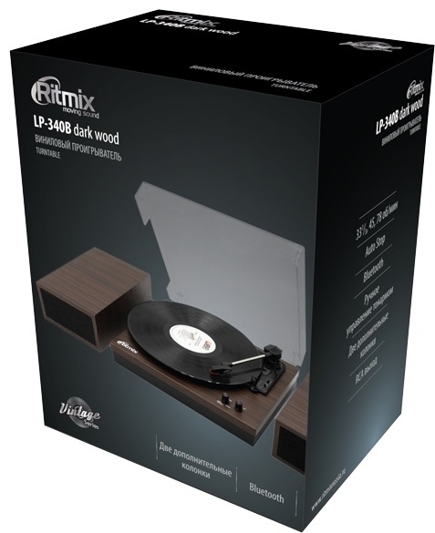 Виниловый проигрыватель Ritmix LP-340B