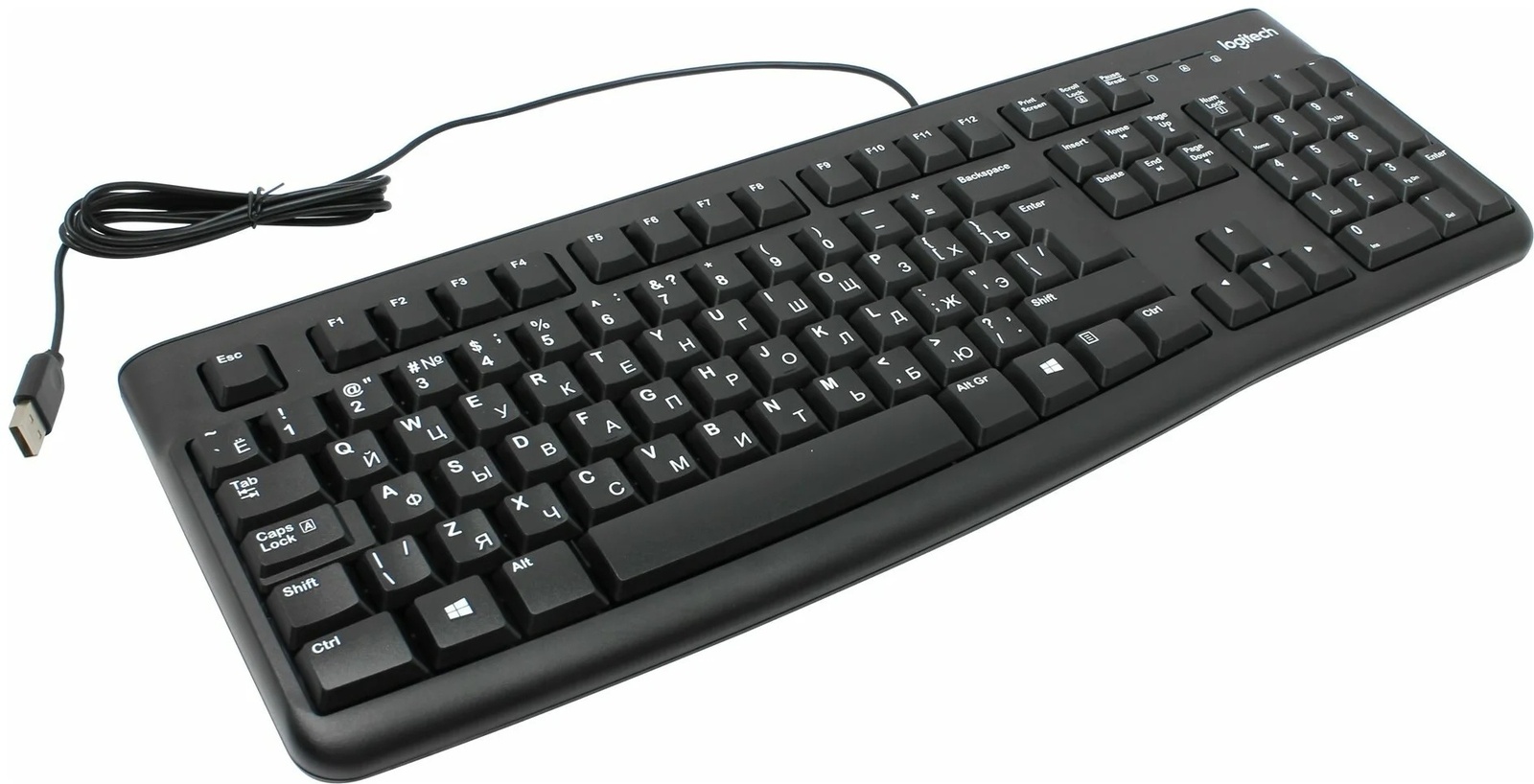 Logitech K120 черный