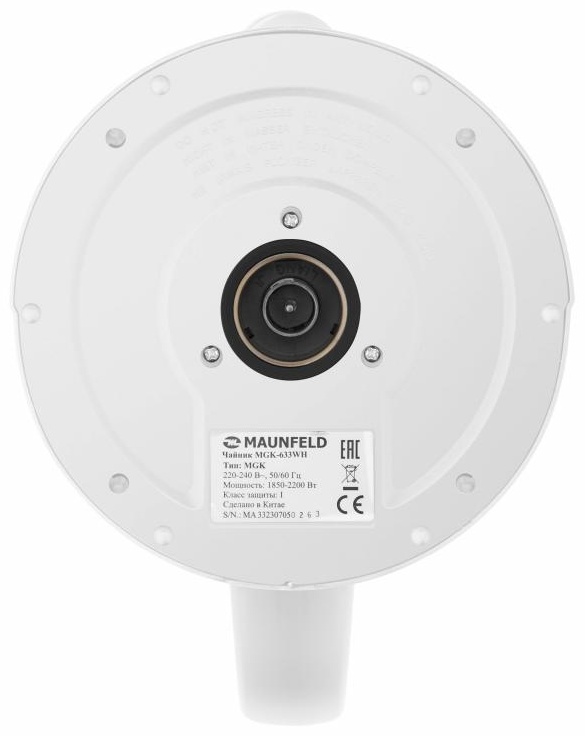 Электрочайник MAUNFELD MGK-633WH белый