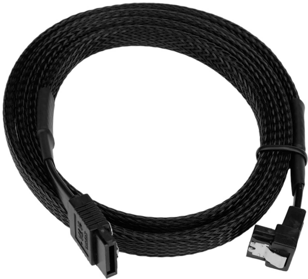 Кабель Cablexpert SATA - SATA 1 м CC-SATAM-DATA90-BLBR-100CM...