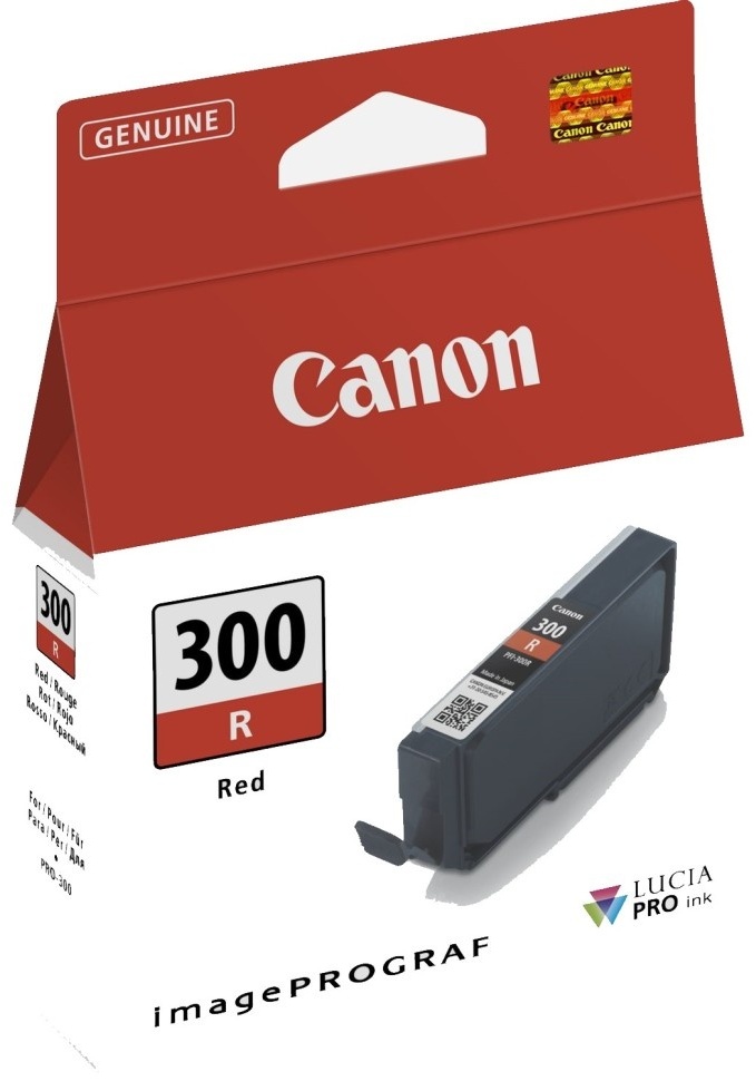 Canon LUCIA PRO PFI-300 4199C001 красный