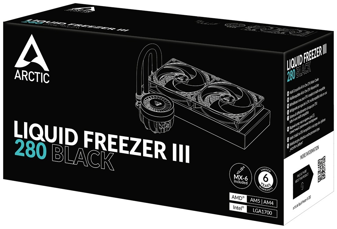 Arctic Liquid Freezer III - 280 (Black)