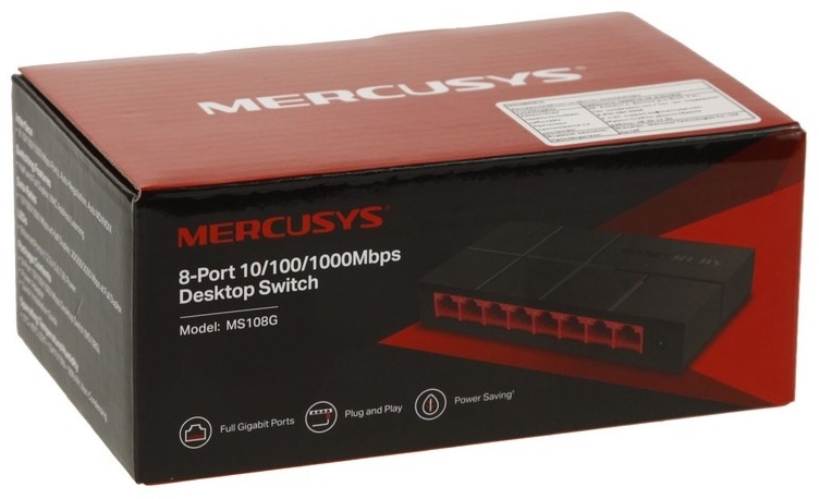 Коммутатор Mercusys MS108G EU V2.2