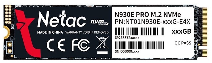 SSD Netac NT01N930E-256G-E4X 256 Гб