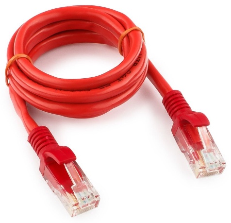 Патч корд Cablexpert RJ-45 - RJ-45 1 м PP12-1M/R