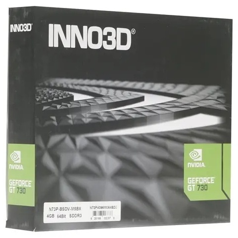 Inno3D GeForce GT 730 LP N73P-BSDV-M5BX 4 ГБ