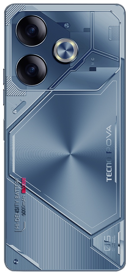 Смартфон Tecno Pova 6 8/256GB Interstellar Blue