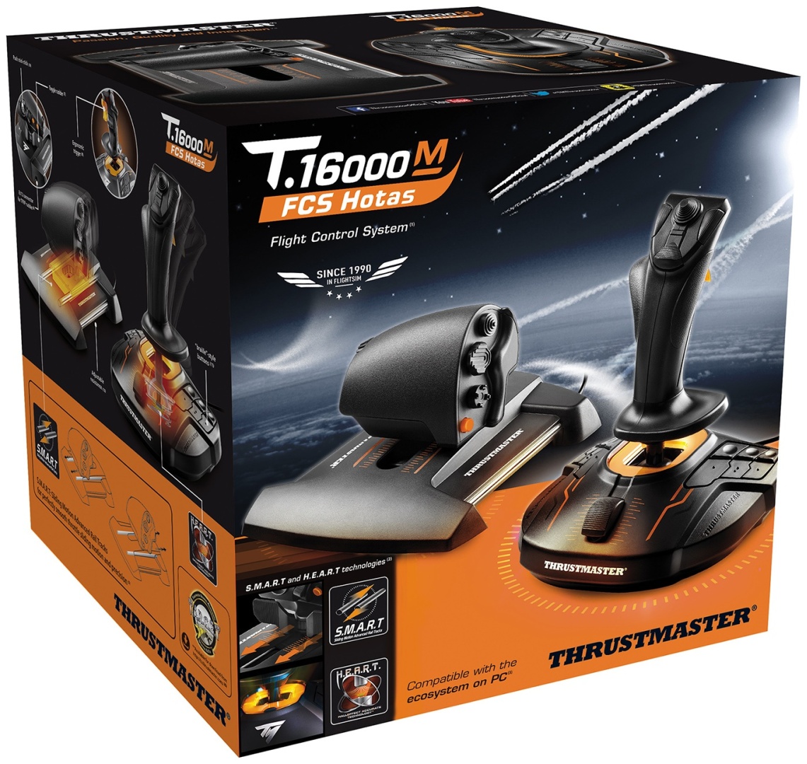 Thrustmaster T-16000M FCS HOTAS черный
