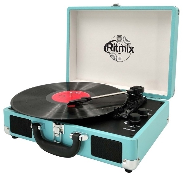 Виниловый проигрыватель Ritmix LP-160B голубой