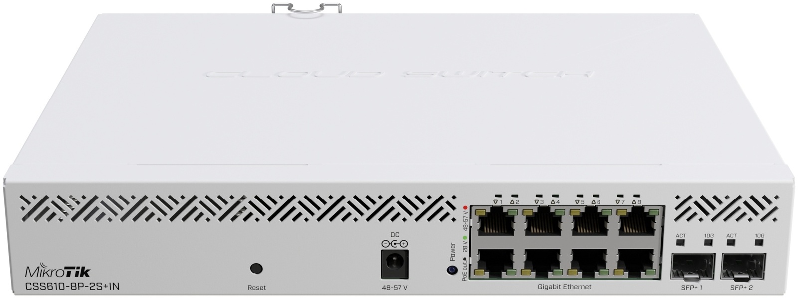 Коммутатор MikroTik CSS610-8P-2S+IN