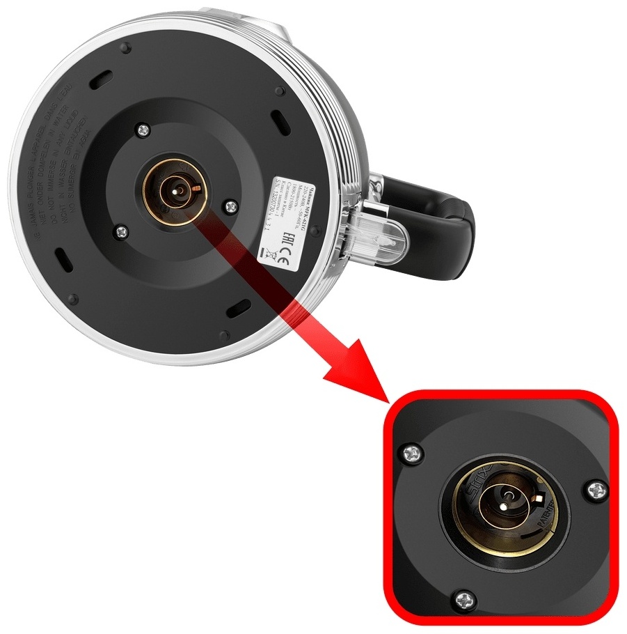 Электрочайник MAUNFELD MFK-621G черный, серый