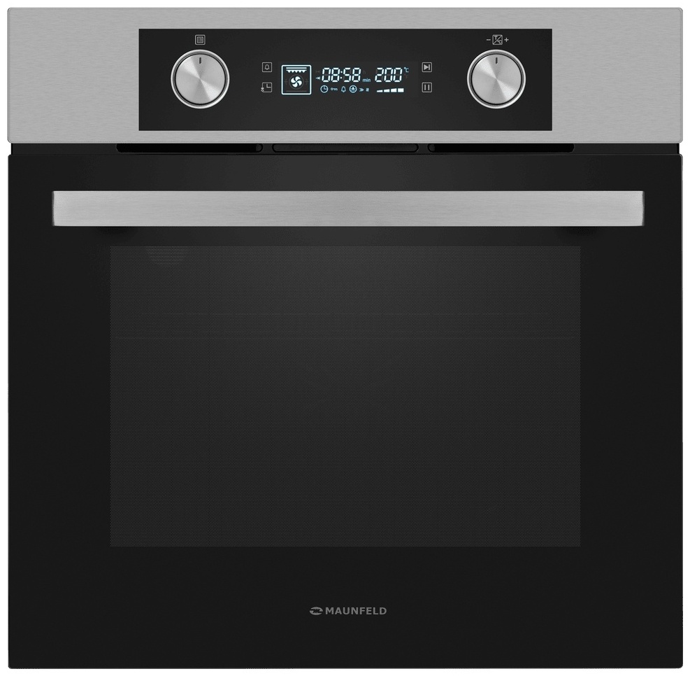 Духовой шкаф MAUNFELD AEOH6062S, серебристый