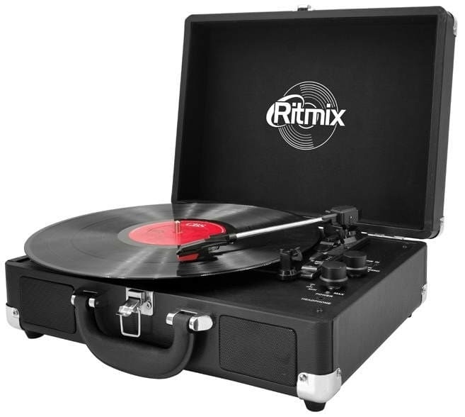 Виниловый проигрыватель Ritmix LP-120B черный