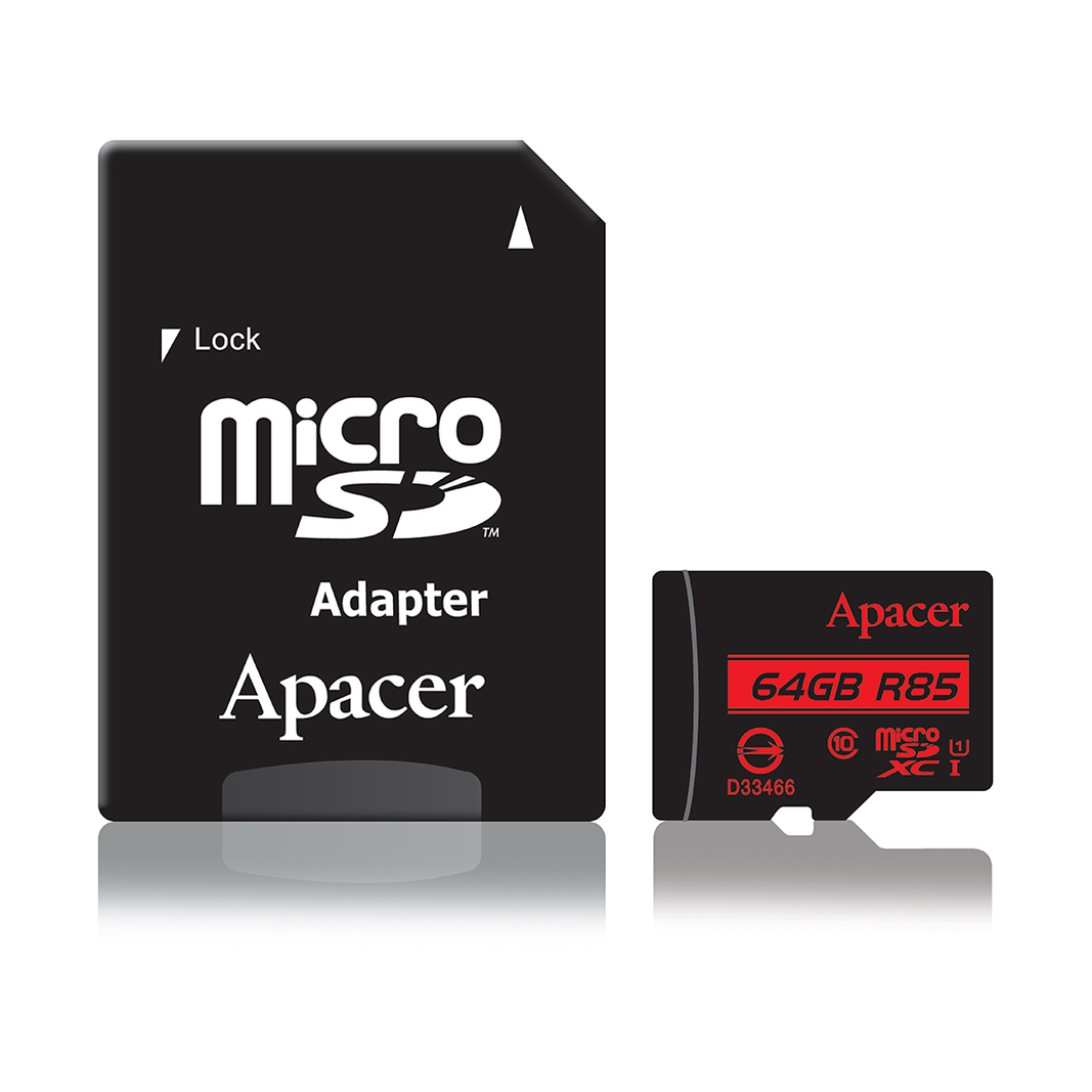 Карта памяти Apacer MicroSDXC AP64GMCSX10U5-R 64 Gb