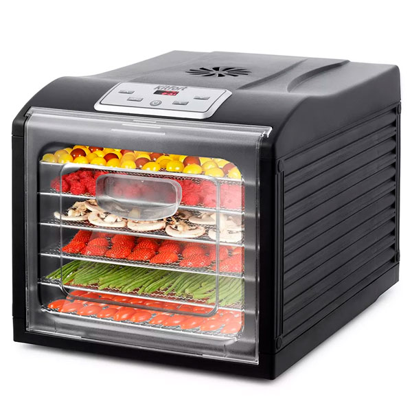 Сушилка для овощей и фруктов Kitfort КТ-1906 черная