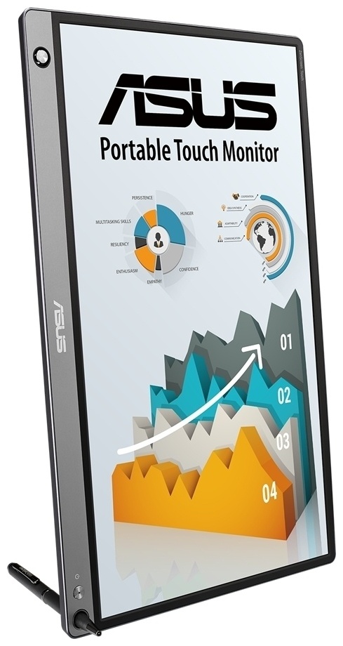 ASUS ZenScreen Touch MB16AMT серебристый