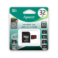 Карта памяти Apacer Micro SDHC AP32GMCSH10U5-R 32Gb