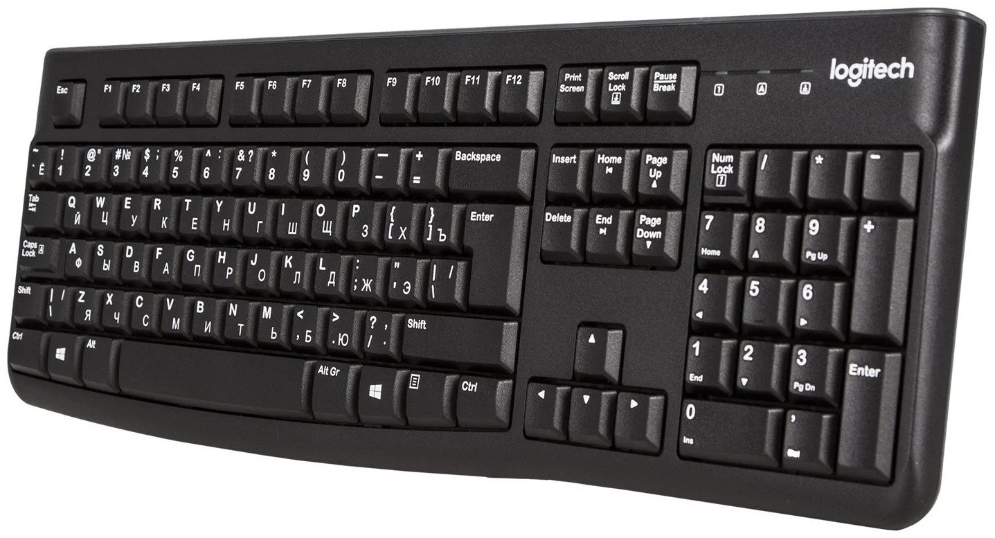 Logitech K120 черный