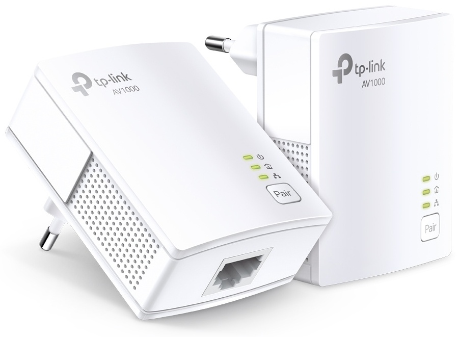 Комплект гигабитных адаптеров Powerline Tp-Link TL-PA7017-KIT