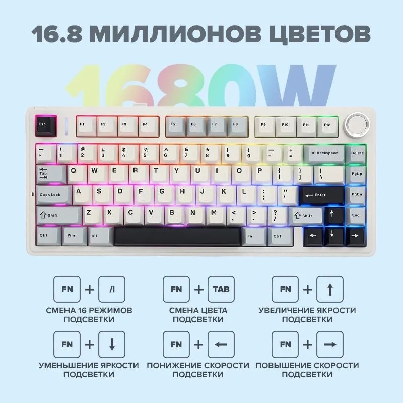 AULA F75 фиолетовый