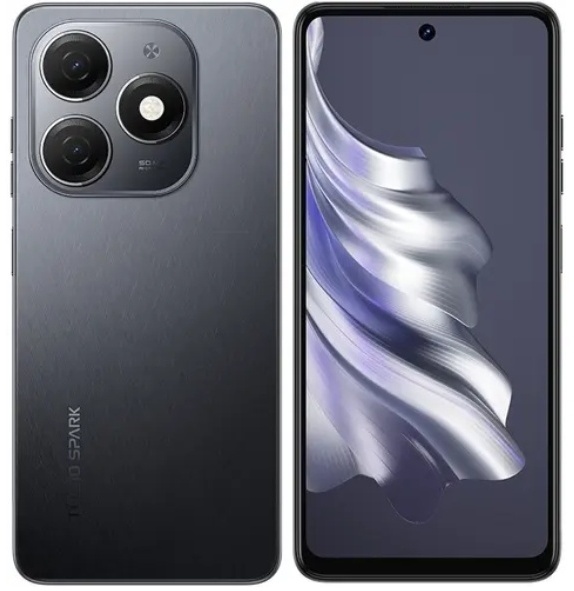 Смартфон Tecno Spark 20 8/128GB Gravity Black