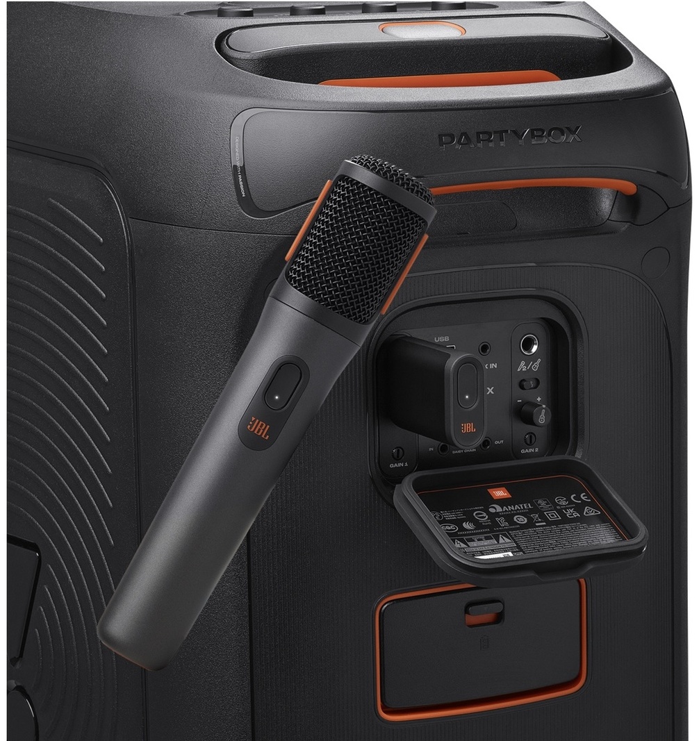 JBL PartyBox Wireless Mic черный