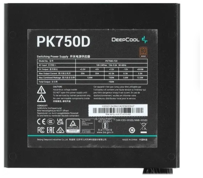 Deepcool PK750D 750 Вт
