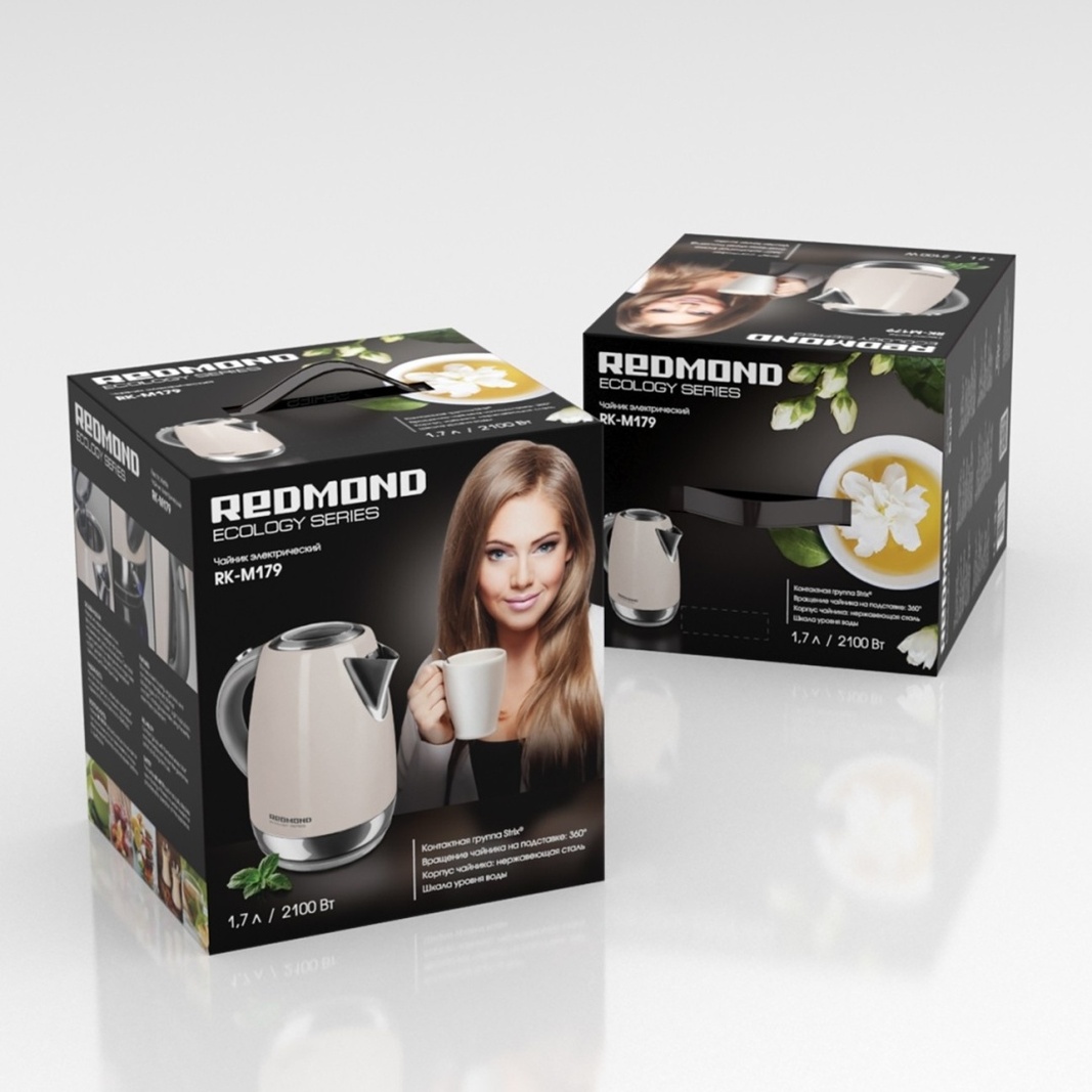 Электрочайник REDMOND RK-M179 бежевый